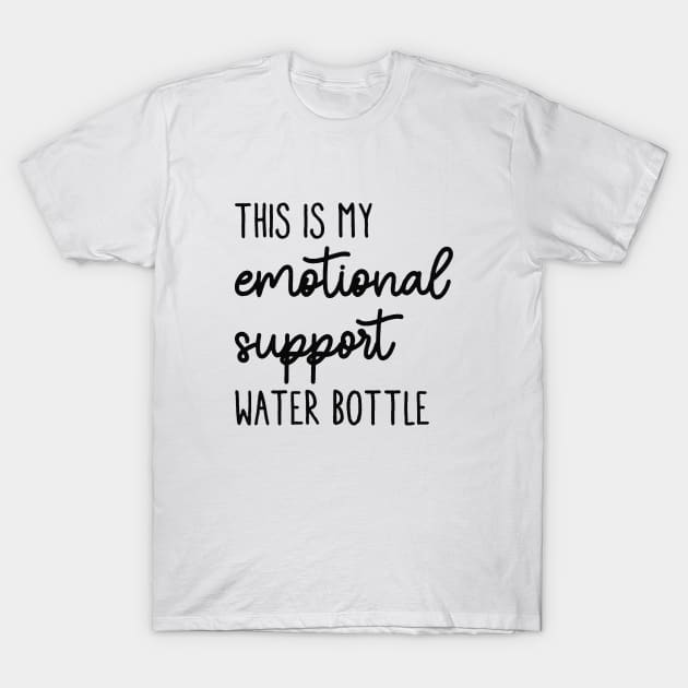 Emotional Support Water Bottle Please Do Not Pet T-Shirt by QuortaDira